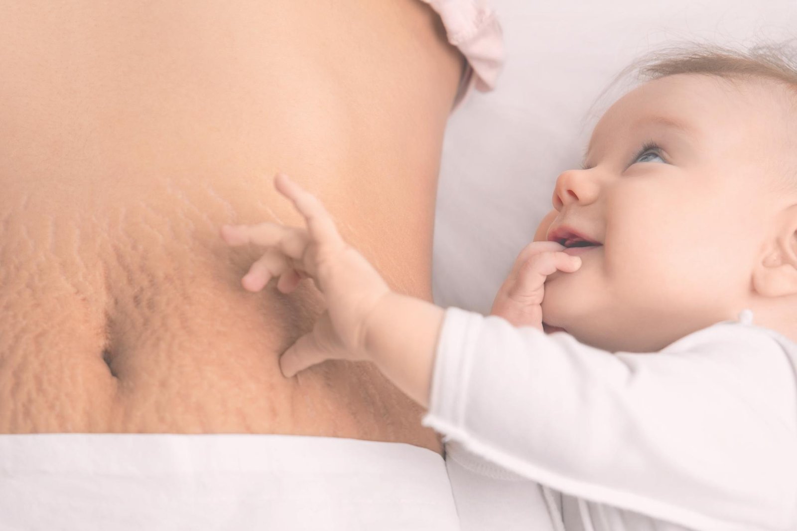 detail van baby handjes