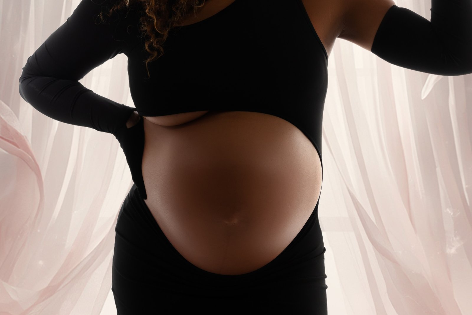 Zwangere buik groei en lichaamsverandering